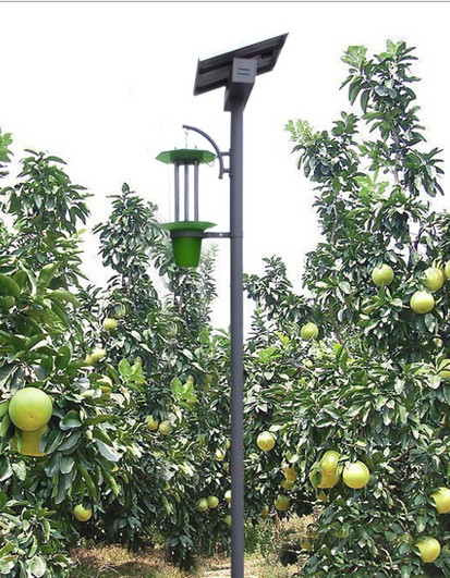 果园用太阳能杀虫灯图片